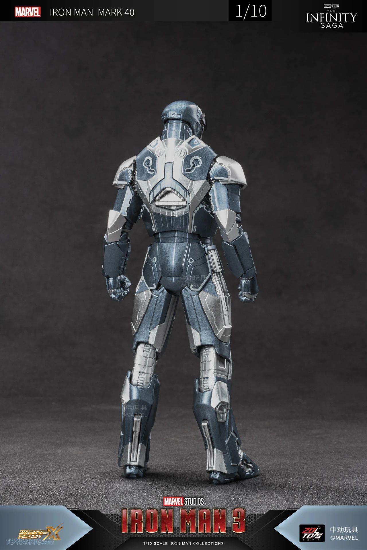 ZD Toys Marvel Avengers 1/10 Iron Man MK40 Action Figure