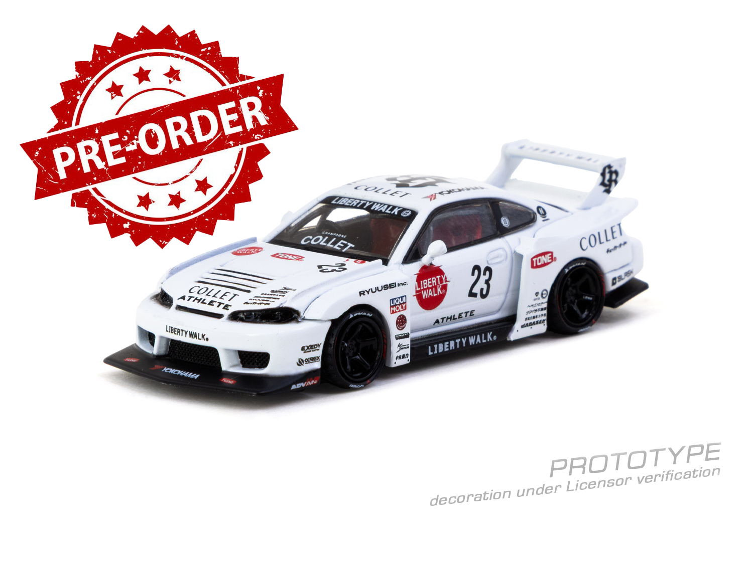 (Pre-order) Tarmac Works 1/64 LB-Super Silhouette Nissan SILVIA (S15) Drift 2025