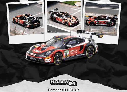 Load image into Gallery viewer, (Pre-order) Tarmac Works 1/64 Porsche 911 GT3 R DTM 2026 Bastian Buus Diecast
