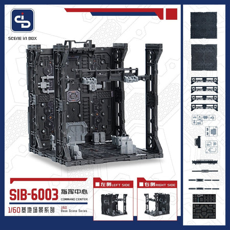 SCENE IN BOX SIB-6003 Command Center Diorama for Action Figures