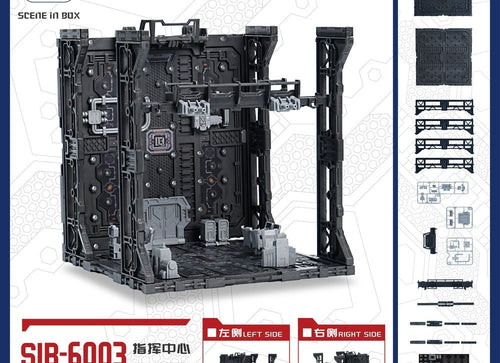 Load image into Gallery viewer, SCENE IN BOX SIB-6003 Command Center Diorama for Action Figures
