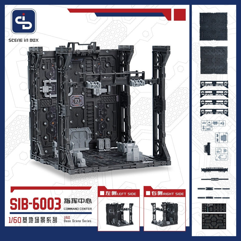 SCENE IN BOX SIB-6003 Command Center Diorama for Action Figures