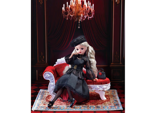 Load image into Gallery viewer, Takara Tomy Licca-chan Doll - Stylish Licca Photogenic Licca Gothic Noir

