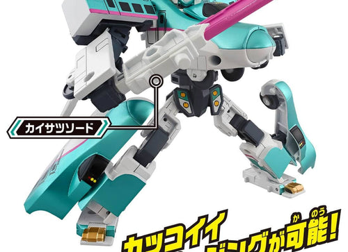 Load image into Gallery viewer, Takara Tomy Shinkansen SGX01 Transforming Robot Shinkalion E5 Hayabusa Plarail
