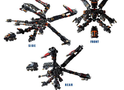 Load image into Gallery viewer, Takara Tomy DIACLONE TM-38 TACTICAL MOVER AGGRESS VERSAULTER/DU <DARK STAR>
