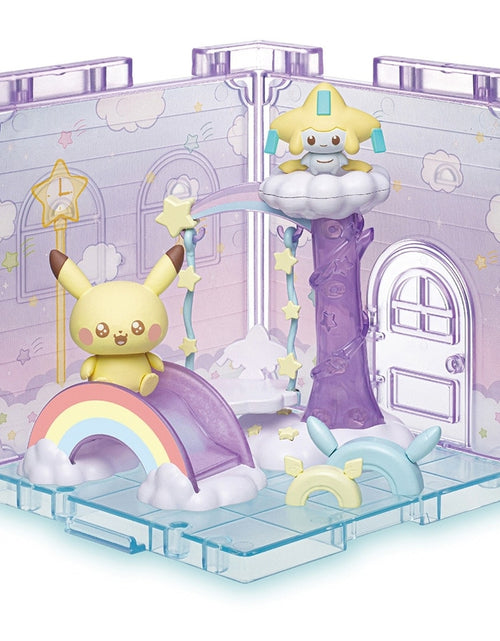 Load image into Gallery viewer, Takara Tomy Pokemon PokePeace Sweets Shop Pikachu &amp; Jirachi (Character Toy)
