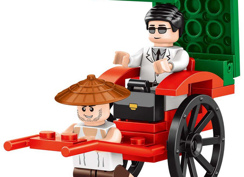 Load image into Gallery viewer, Royal Toys Building Blocks City Story Bricks RT28: Rickshaw (47 Pcs/Pzs)
