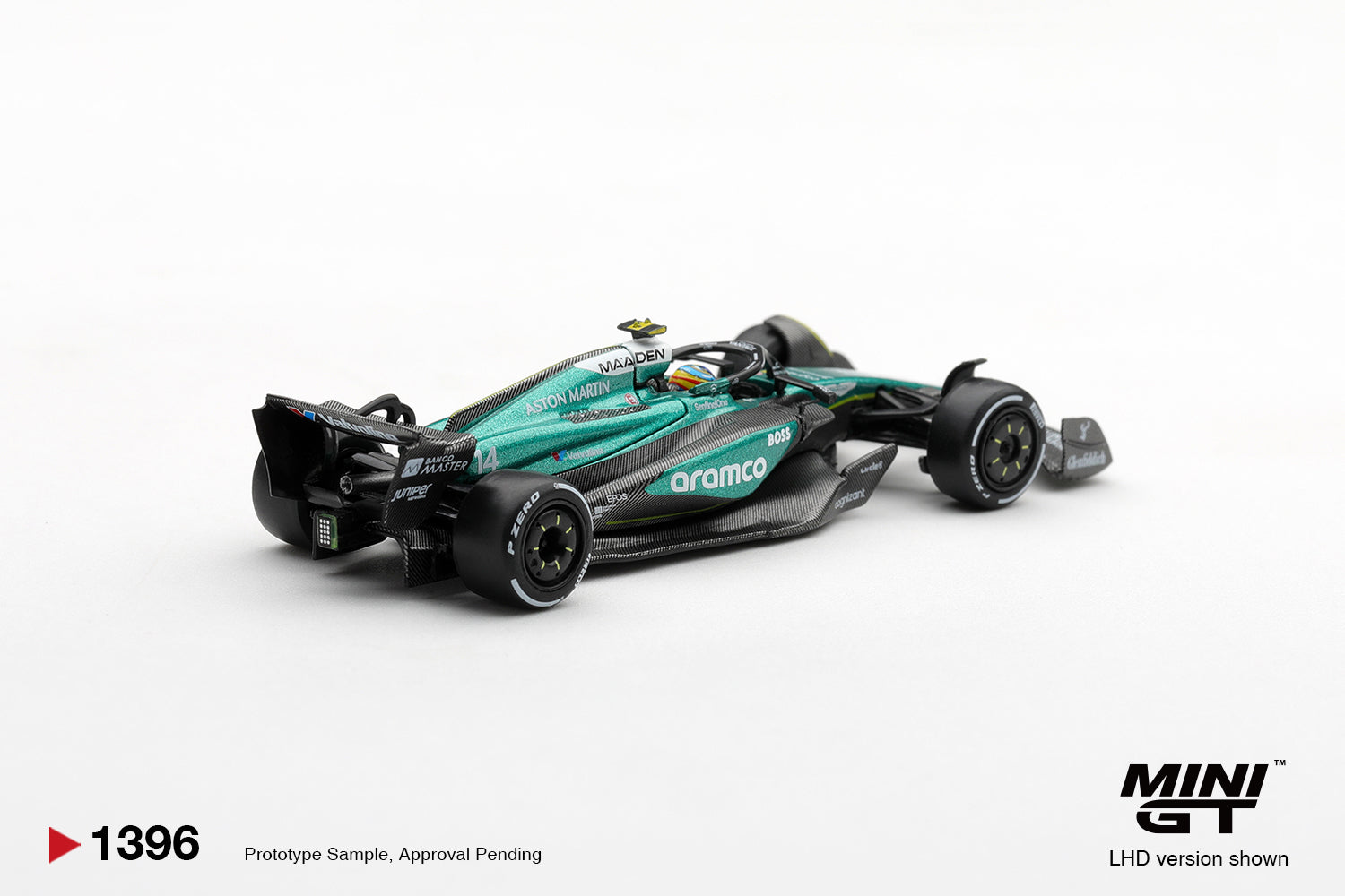 (Pre-order)Mini GT #1396 Aston Martin AMR24 #14 Fernando Alonso 2024 F1 LasVegas