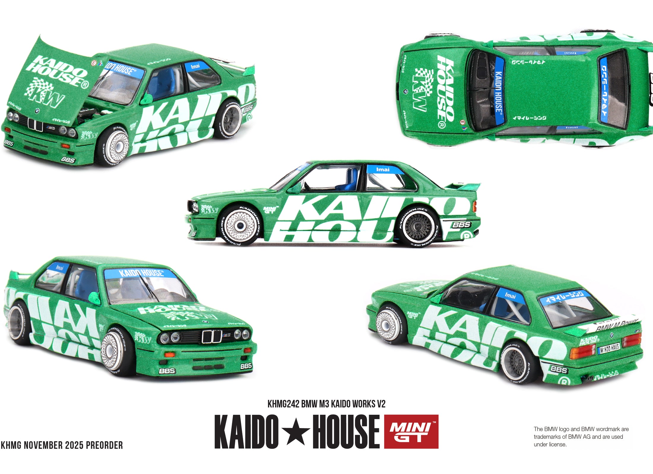 (Pre-order) Kaido House X Mini GT BMW M3  Kaido Works V2 Diecast Model Car #242