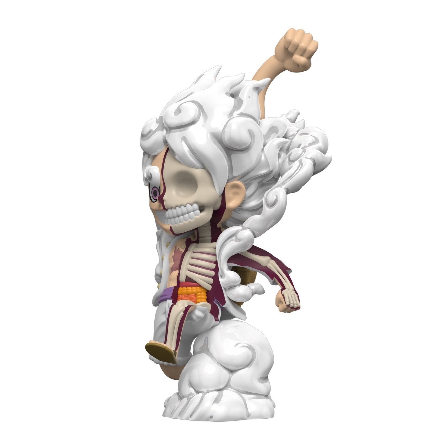 Mighty Jaxx Vinyl Art Toy XXRAY PLUS: Luffy Gear 5 Edition 8" Figure