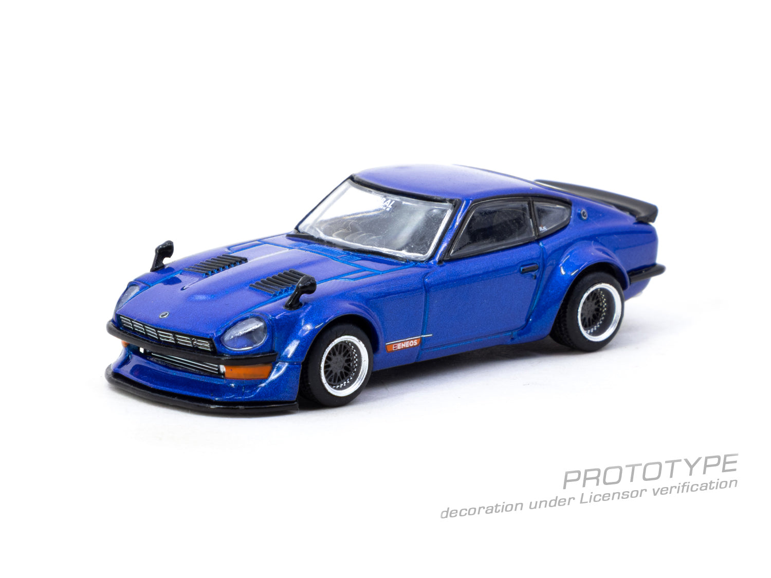 Tarmac Works 1/64 Nissan Fairlady Z S30 Widebody Blue Model Car