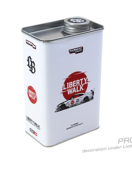 Tarmac Works 1/64 LB-WORKS NISSAN GT-R R35 type 2 White Diecast Car