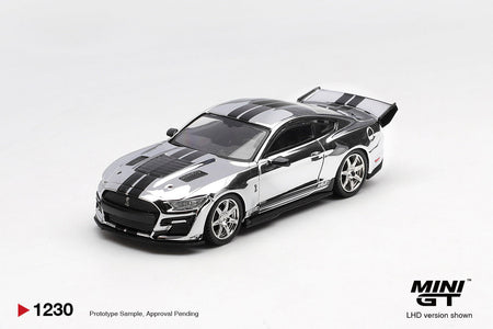 (Pre-order) Mini GT #1230 Shelby GT500 Dragon Snake Concept Chrome Silver