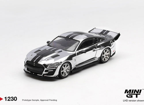 Load image into Gallery viewer, (Pre-order) Mini GT #1230 Shelby GT500 Dragon Snake Concept Chrome Silver
