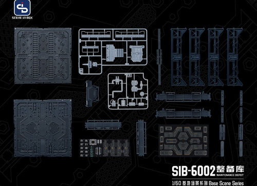 Load image into Gallery viewer, SCENE IN BOX SIB-6002 Preparation Hangar Diorama for Action Figures
