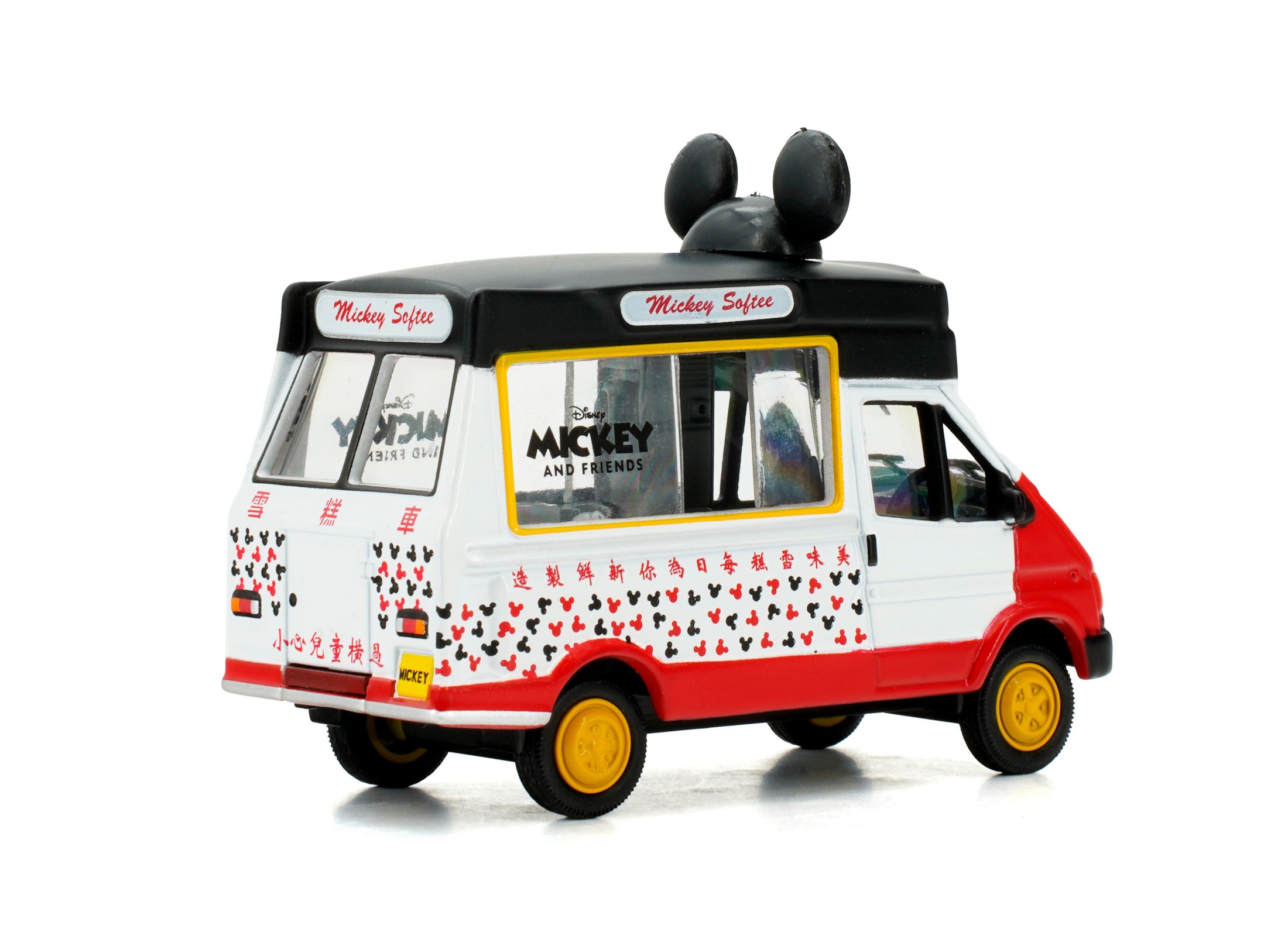 TINY x Disney Vehicle - 1/72 Hong Kong Ice Cream Van x Mickey Model Car