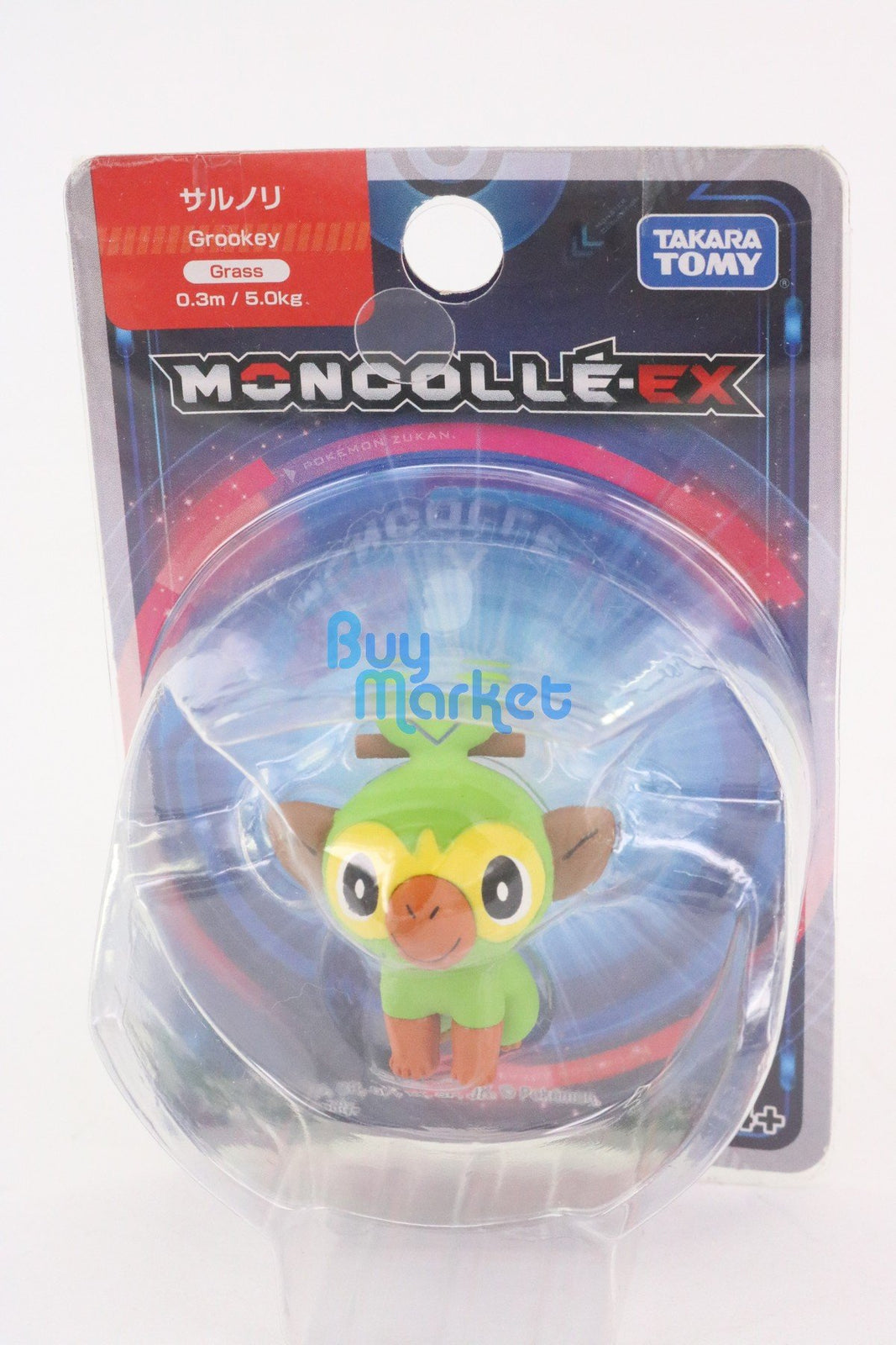 Takara Tomy Pokemon Moncolle MC EX74 Grookey 4CM MINI Toy Figure Pocket Monster