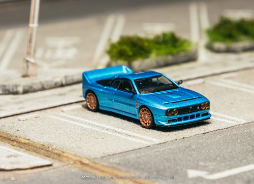 Load image into Gallery viewer, (Pre-order) Tarmac Works 1/64 Kimera EVO37 Blue Diecast Model Car
