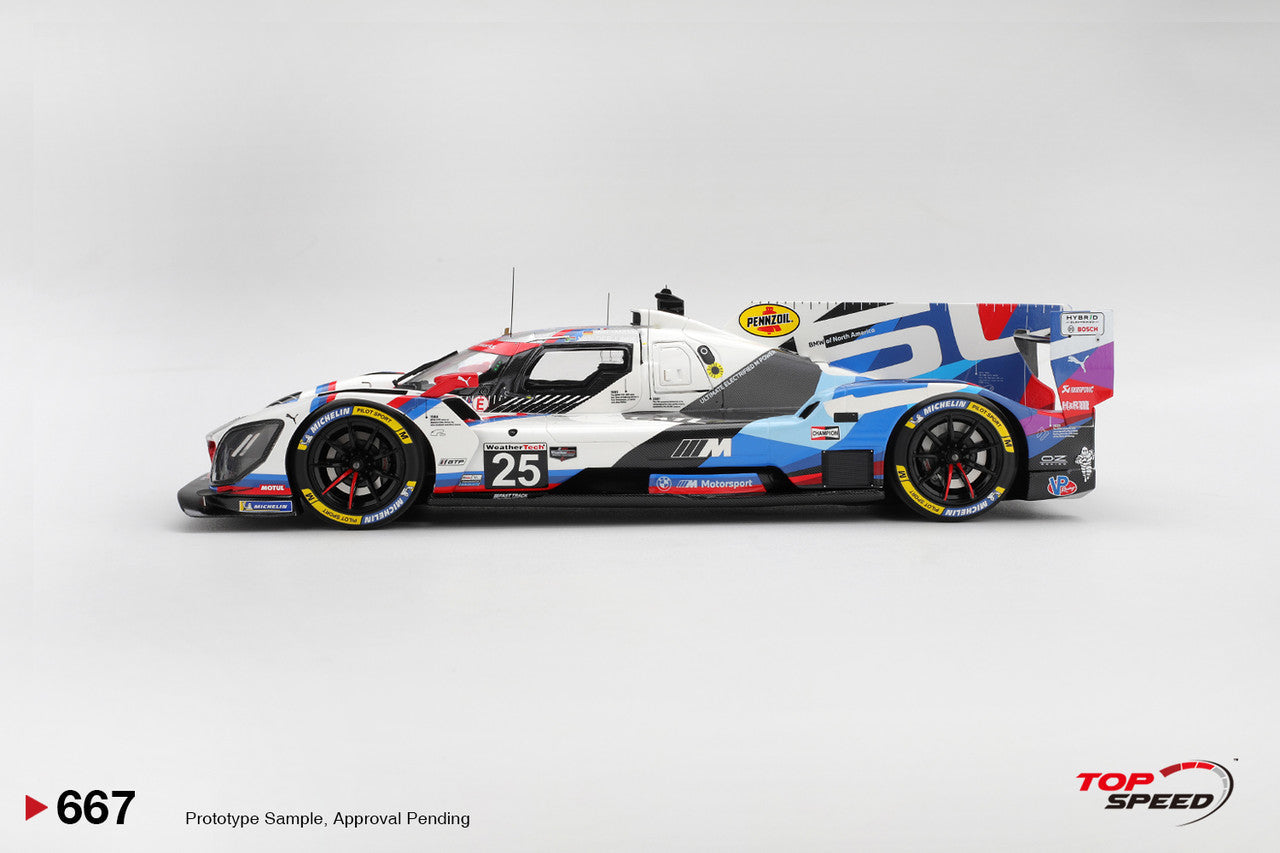 (Pre-order) Top Speed 1/18 BMW M Hybrid V8 #25 BMW M Team RLL 2025 IMSA Sebring