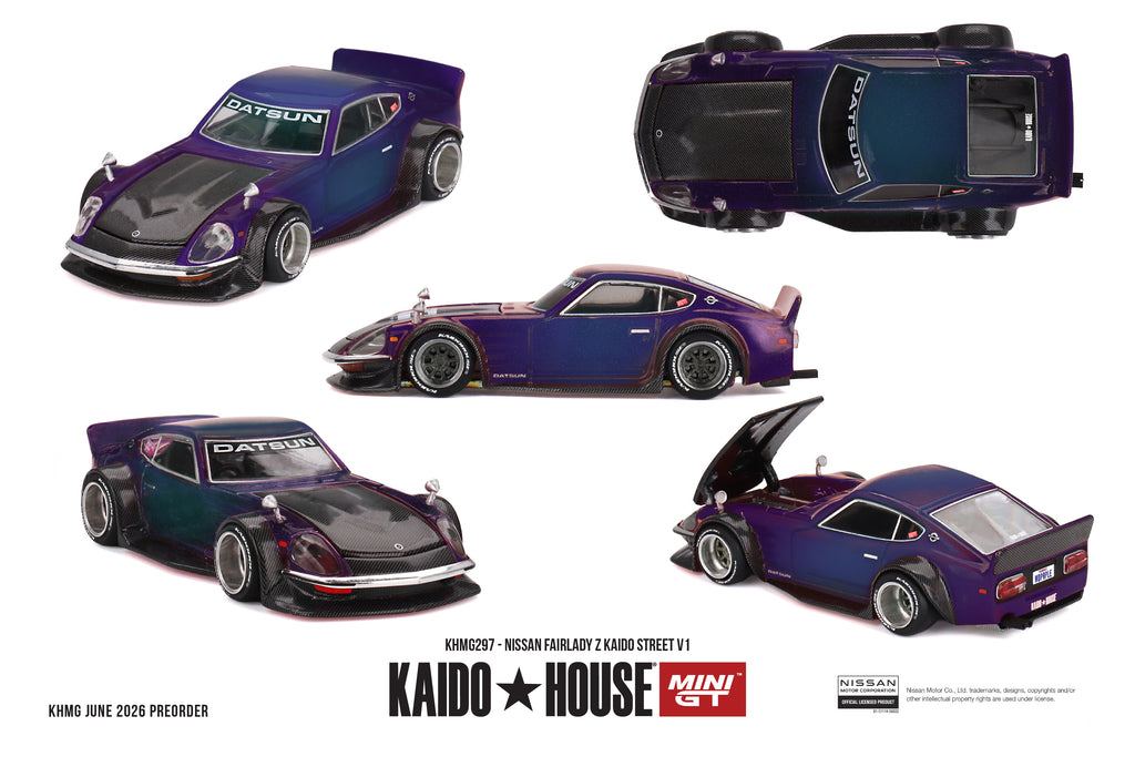 (Pre-order) Mini GT x Kaido House Nissan Fairlady Z Kaido Street V1 #KHMG297