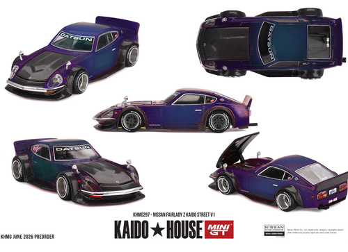 Load image into Gallery viewer, (Pre-order) Mini GT x Kaido House Nissan Fairlady Z Kaido Street V1 #KHMG297
