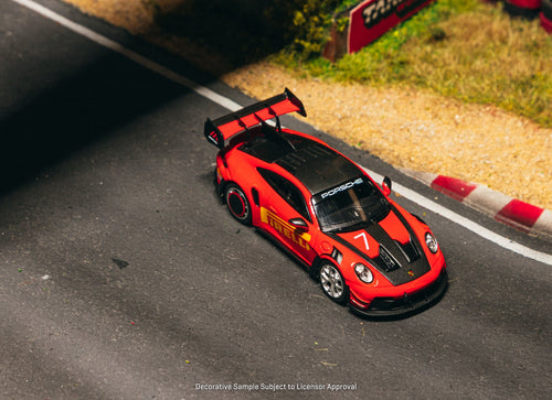 Load image into Gallery viewer, (Pre-order) Tarmac Works 1/64 Porsche GT3RS(992.1) MR Red Diecast Model Car
