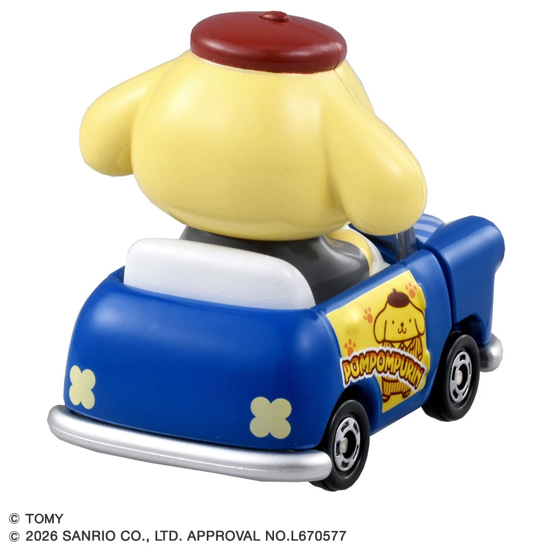 Takara Tomy Dream Tomica Tunes Single Packs Sanrio Hard at Work Pompompurin