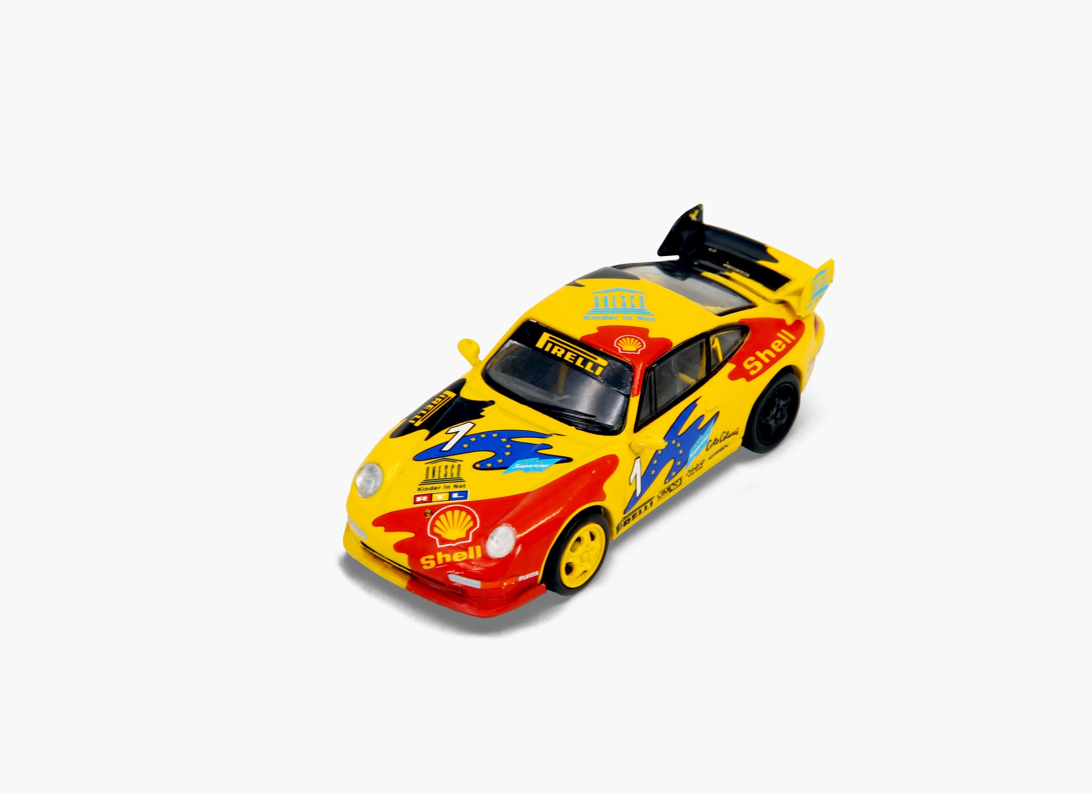 SPARKY x TINY 1/64 Porsche 993 Carrera Cup 1993 Shell Model Set