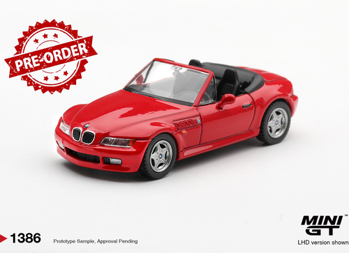 Load image into Gallery viewer, (Pre-order) Mini GT #1386 BMW Z3 Hellrot Diecast Model Car RHD
