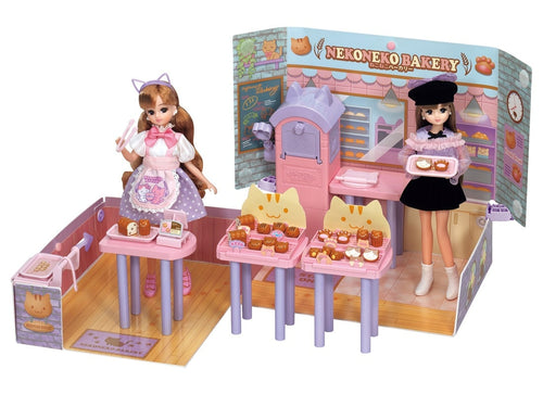 Load image into Gallery viewer, Takara Tomy Licca Chan Accessory LF-13 Pop Shop Nekoneko Bakery (NO DOLLS)
