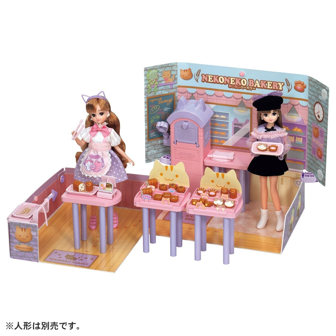 Takara Tomy Licca Chan Accessory LF-13 Pop Shop Nekoneko Bakery (NO DOLLS)