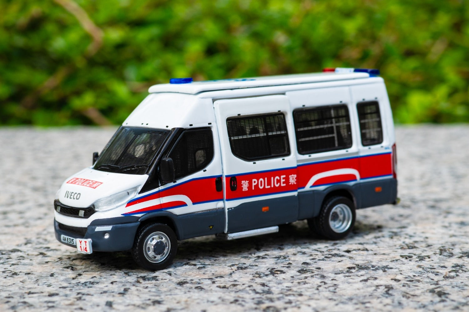 Tiny City HKP07 Die-cast Model Car - IVECO Daily Police Patrol Car (AM8315)