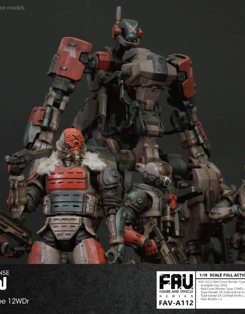 Load image into Gallery viewer, TOYS ALLIANCE x Acid Rain FAV-A112 Red Crow Winder Type 12WDr
