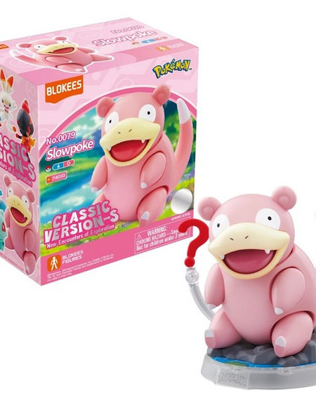 Blokees Pokemon Classic Version-S Slowpoke Buildable Action Figure Model Kit