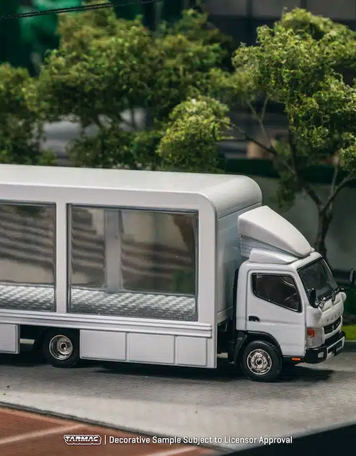 Load image into Gallery viewer, Tarmac Works 1/64 Mitsubishi Fuso Canter Mobile Display Truck
