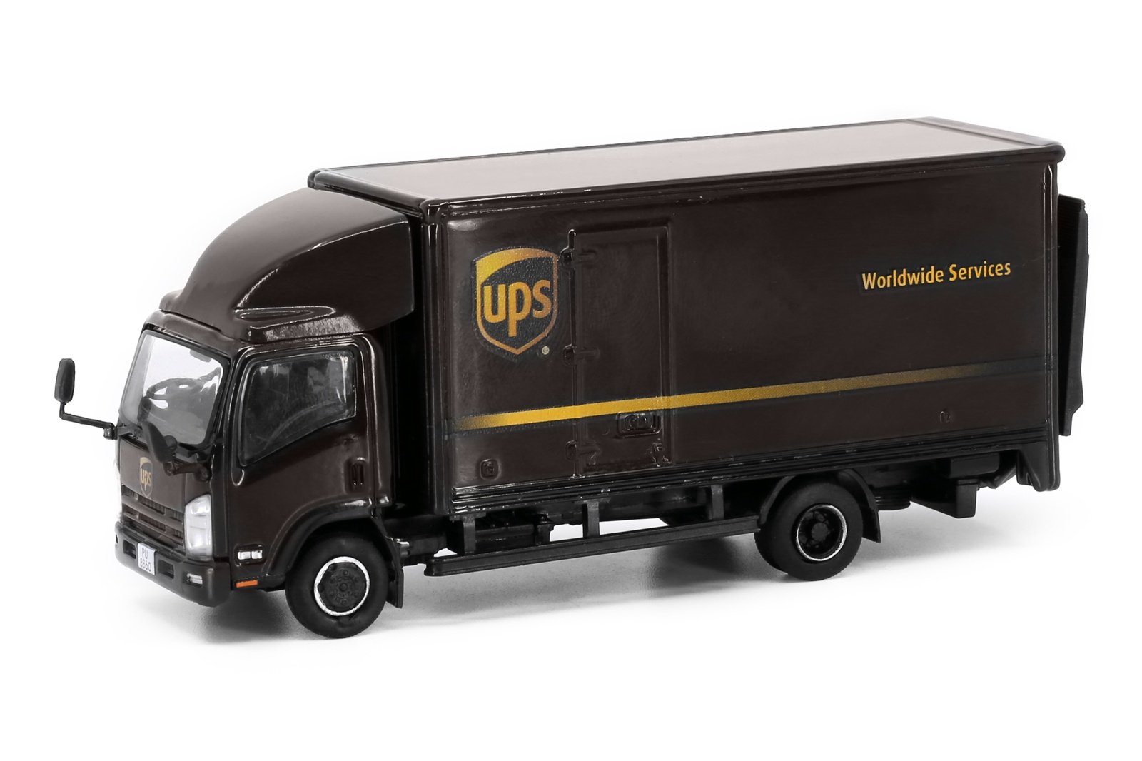 Tiny City 137 Die-cast Model Car -1/64 ISUZU N Series Box Lorry UPS