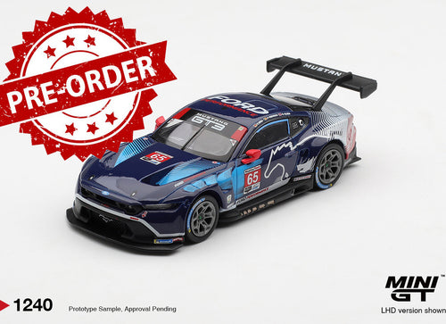Load image into Gallery viewer, (Pre-order) Mini GT #1240 Ford Mustang GT3 #65 Ford Multimatic Motorsports Model
