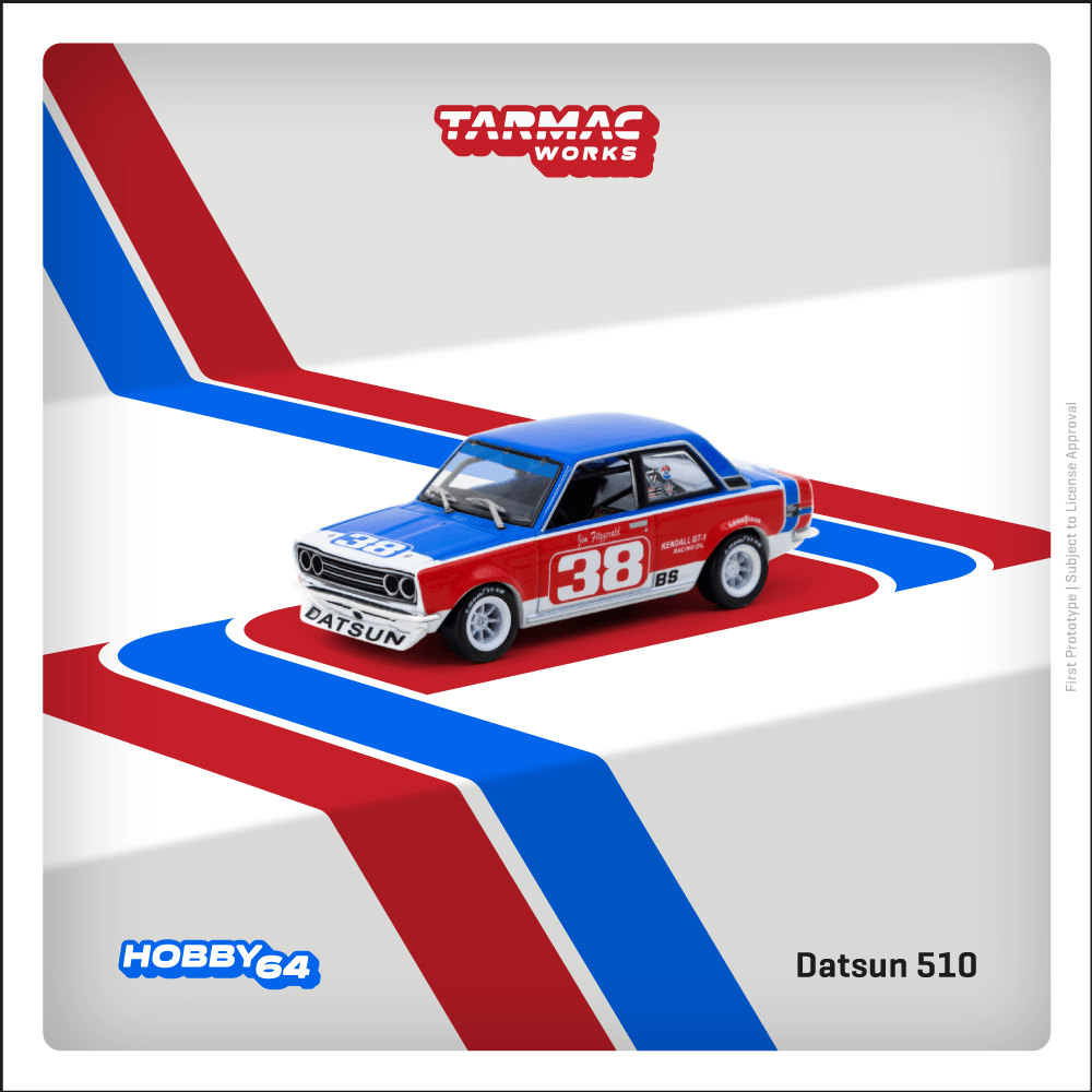 Tarmac Works 1/64 Datsun 510  SCCA National Championship 1973 Model