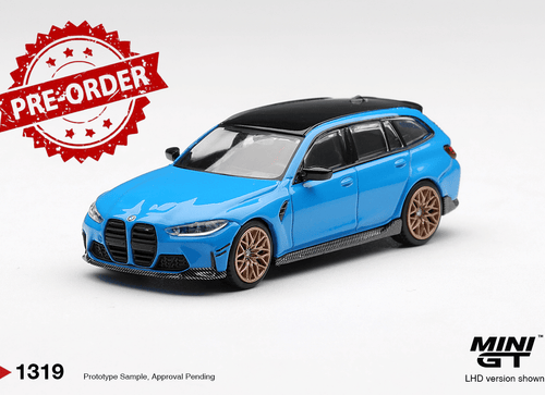 Load image into Gallery viewer, (Pre-order) Mini GT #1319 BMW M3 M Performance Touring Riviera Blue RHD
