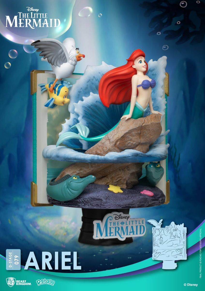Beast Kingdom Diorama Stage-079- Story Book Series-Ariel