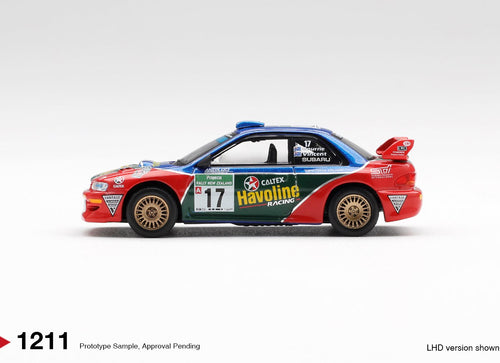 Load image into Gallery viewer, (Pre-order) MINI GT #1211 Subaru Impreza WRC98 #17 2000 Rally New Zealand
