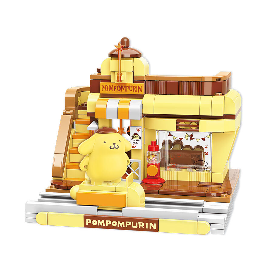 Keeppley Blocks Toy #K20810 : Sanrio Series - Pompom Purin Wrokshop