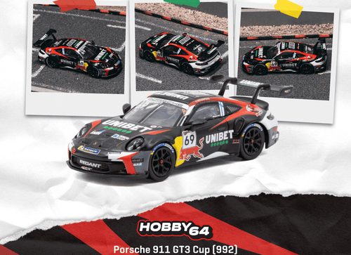 Load image into Gallery viewer, (Pre-order) Tarmac Works 1/64 Porsche 911 GT3 Cup (992) Porsche Carrera Cup 2024
