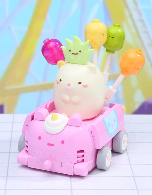 Load image into Gallery viewer, Qman Keeppley Building Blocks #30490 Sumikko Neko &amp; Zassous Balloon Car
