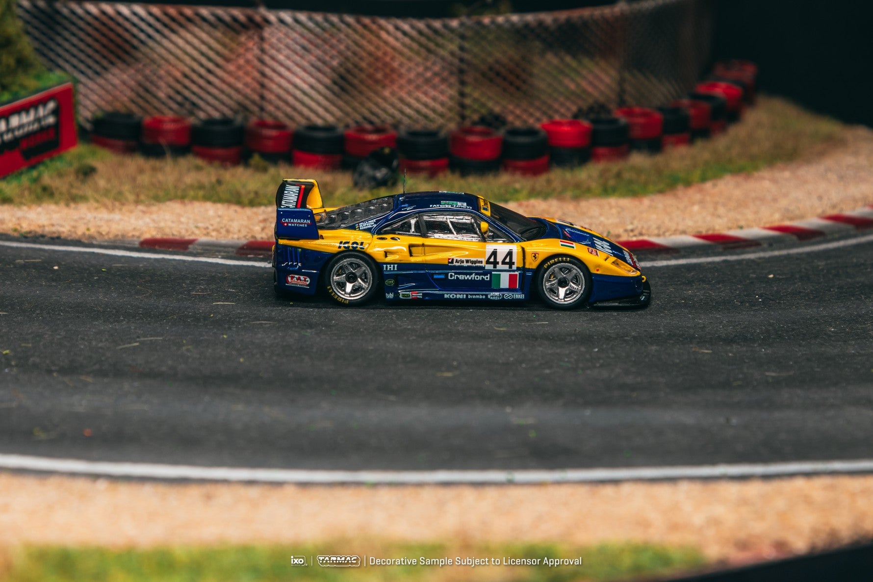 Tarmac Works 1/64 Ferrari F40 GTE  24h of Le Mans 1996 Model Car