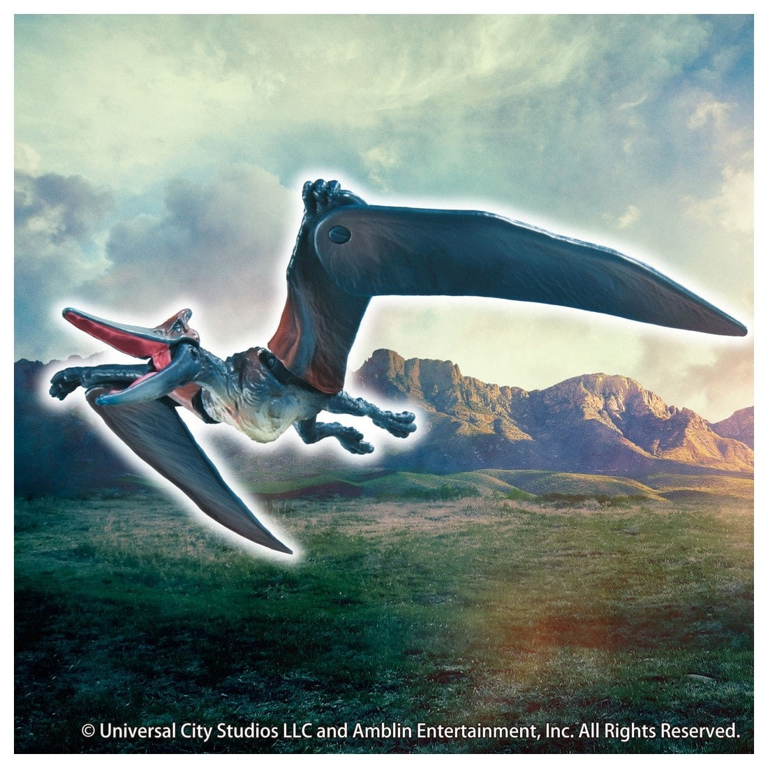 Takara Tomy ANIA Animal Jurassic World Pteranodon Figure with Battle Card