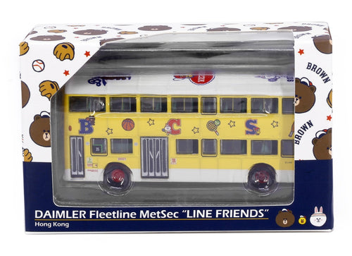 Load image into Gallery viewer, Tiny Die-cast Model Car - DAIMLER Fleetline MetSec "Line Friends"

