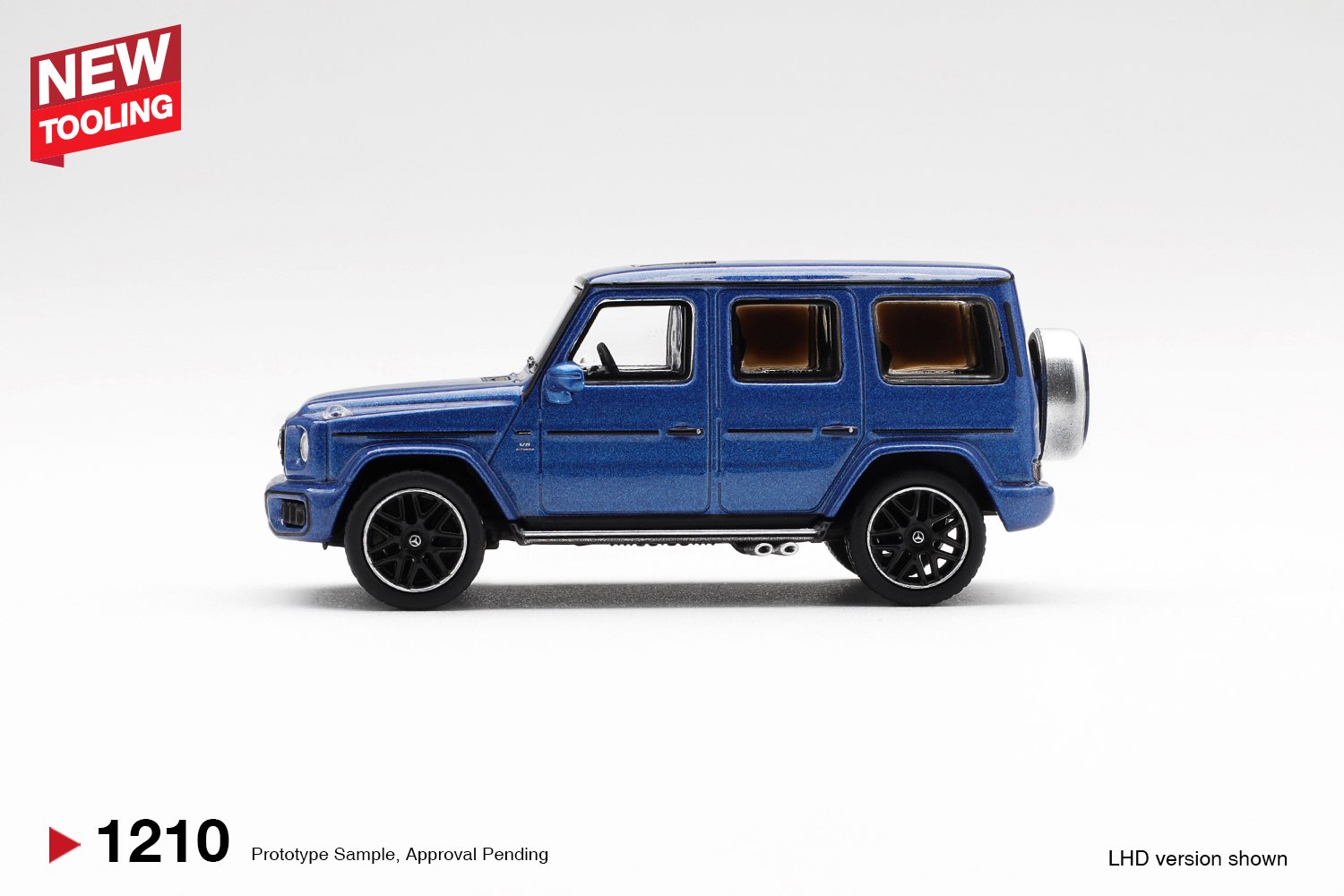 (Pre-order) MINI GT #1210 Mercedes-AMG G 63 Dark Blue Metallic LHD Diecast Car