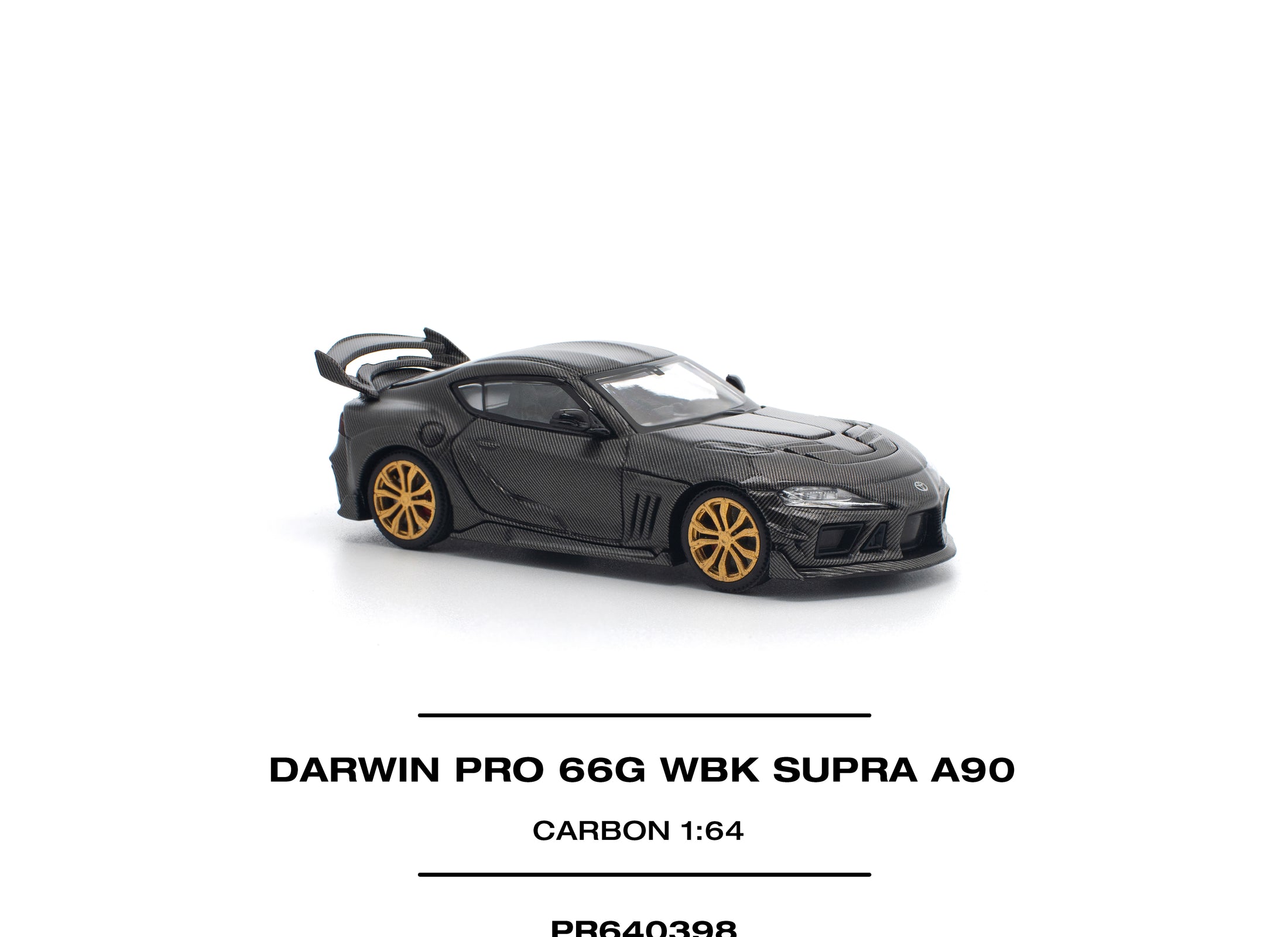 (Pre-order) POPRACE 1/64 DARWIN PRO 66G WBK SUPRA A90 CARBON EDITION Model Car