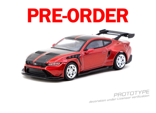 Load image into Gallery viewer, (Pre-order) Tarmac Works 1/64 Ford Mustang GTD Red Diecast Model Car
